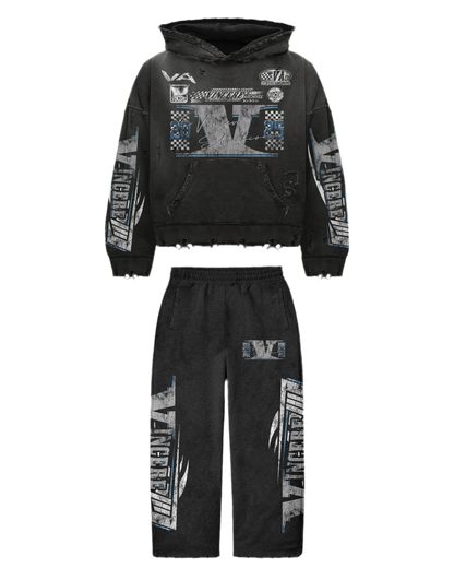 ‘Racer’ Tracksuit Black